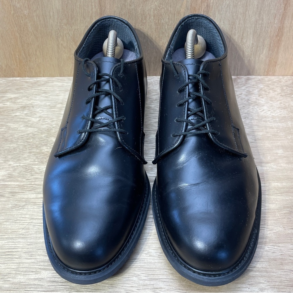 Bates Work Shoes Men’s 11-3E Black Leather Vibram Slip Oil Marking Resistant